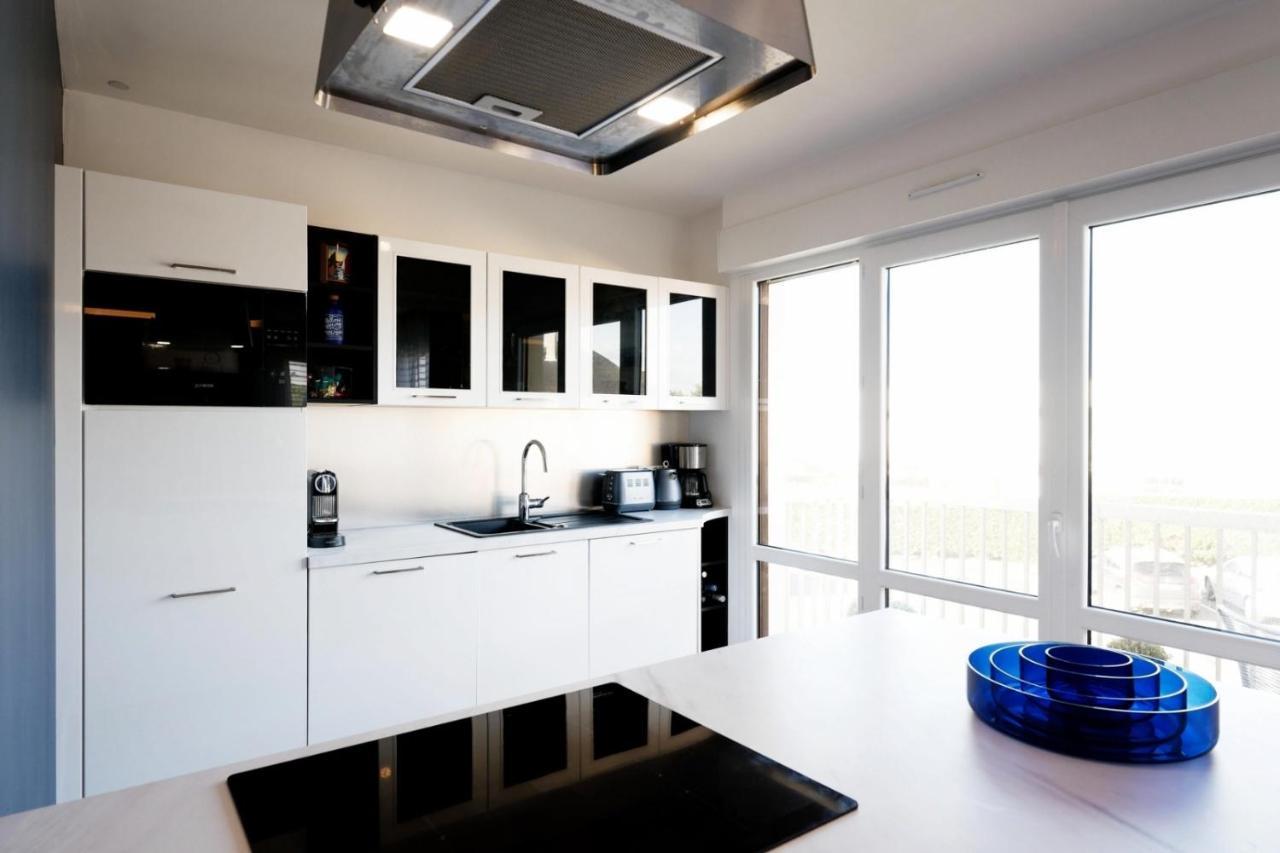 Le Luxe & Votre Vue Mer A Ouistreham Riva Bella Екстер'єр фото