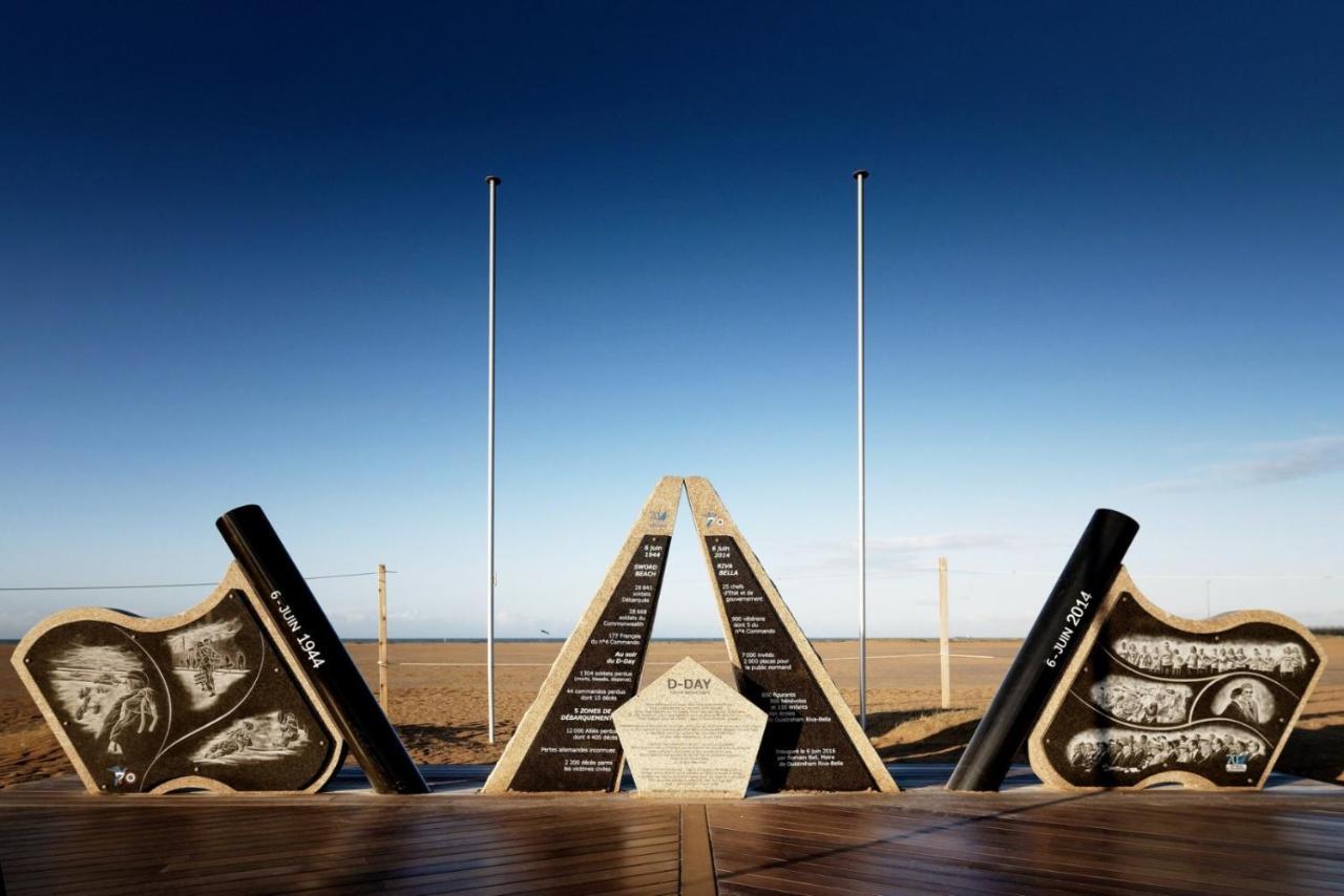 Le Luxe & Votre Vue Mer A Ouistreham Riva Bella Екстер'єр фото